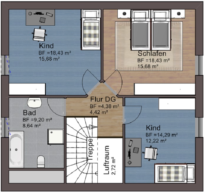 CL 141 - 42 - 100 Dachgeschoss