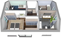 EFH - 127 - 36 - 160 - Obergeschoss 3D_k