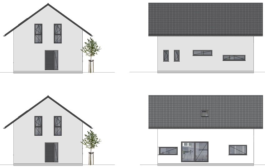 EFH - 127 - 36 - 160 Ansichten