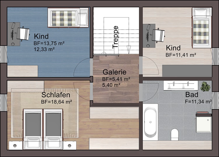 EFH 127 - 36 - 160 Dachgeschoss