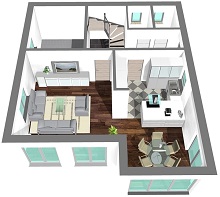 EFH 141 - 35 - 125 Erdgeschoss -3D_k