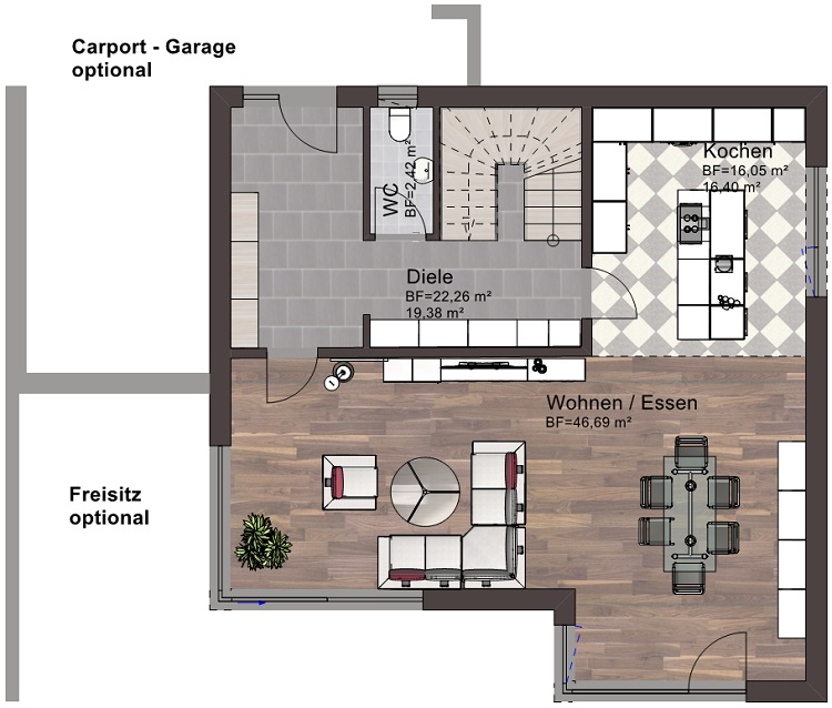EFH 161 - 22 Erdgeschoss