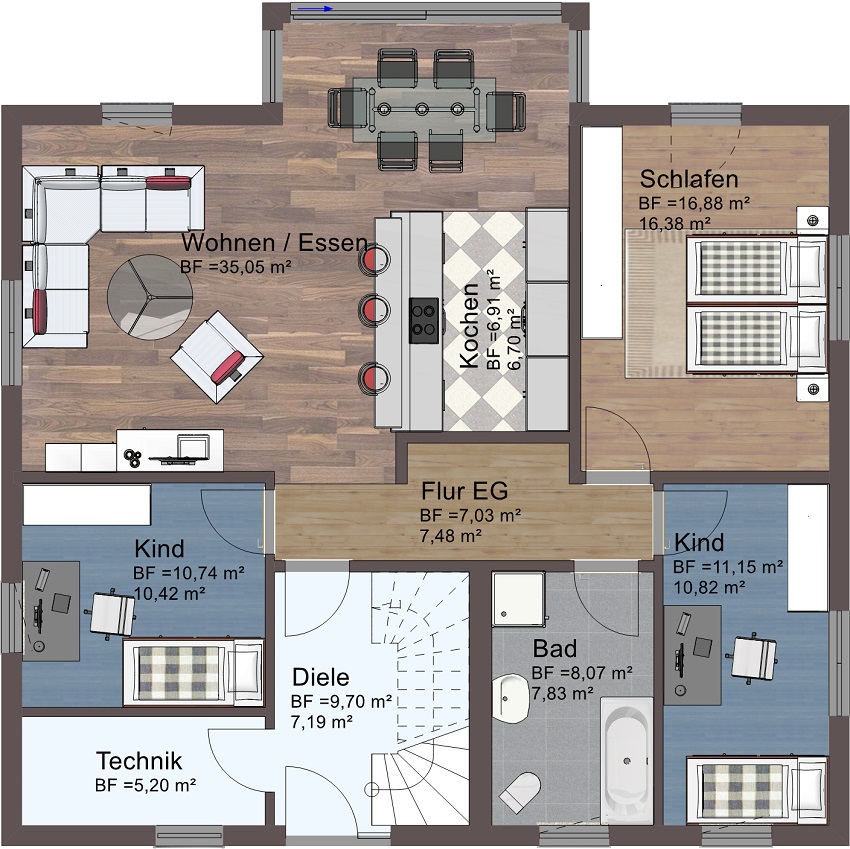 G 210 - 38 - 100 Erdgeschoss