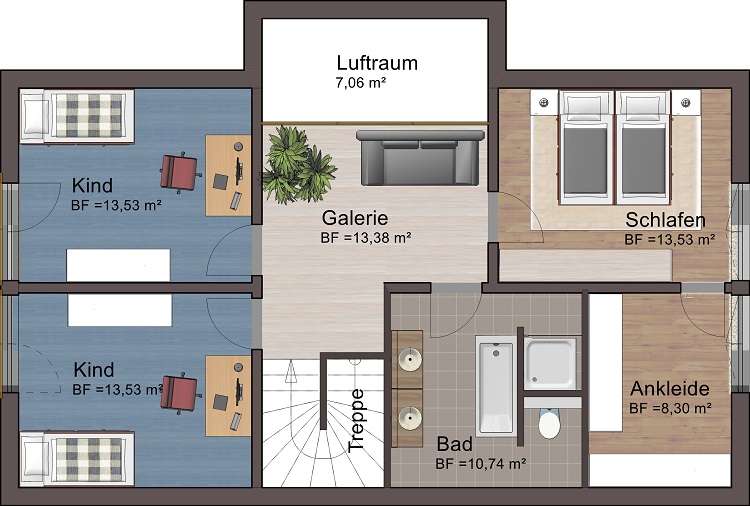 Vision 159 Dachgeschoss